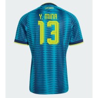 Stroje piłkarskie Kolumbia Yerry Mina #13 Koszulka Wyjazdowej MŚ 2026 Krótki Rękaw